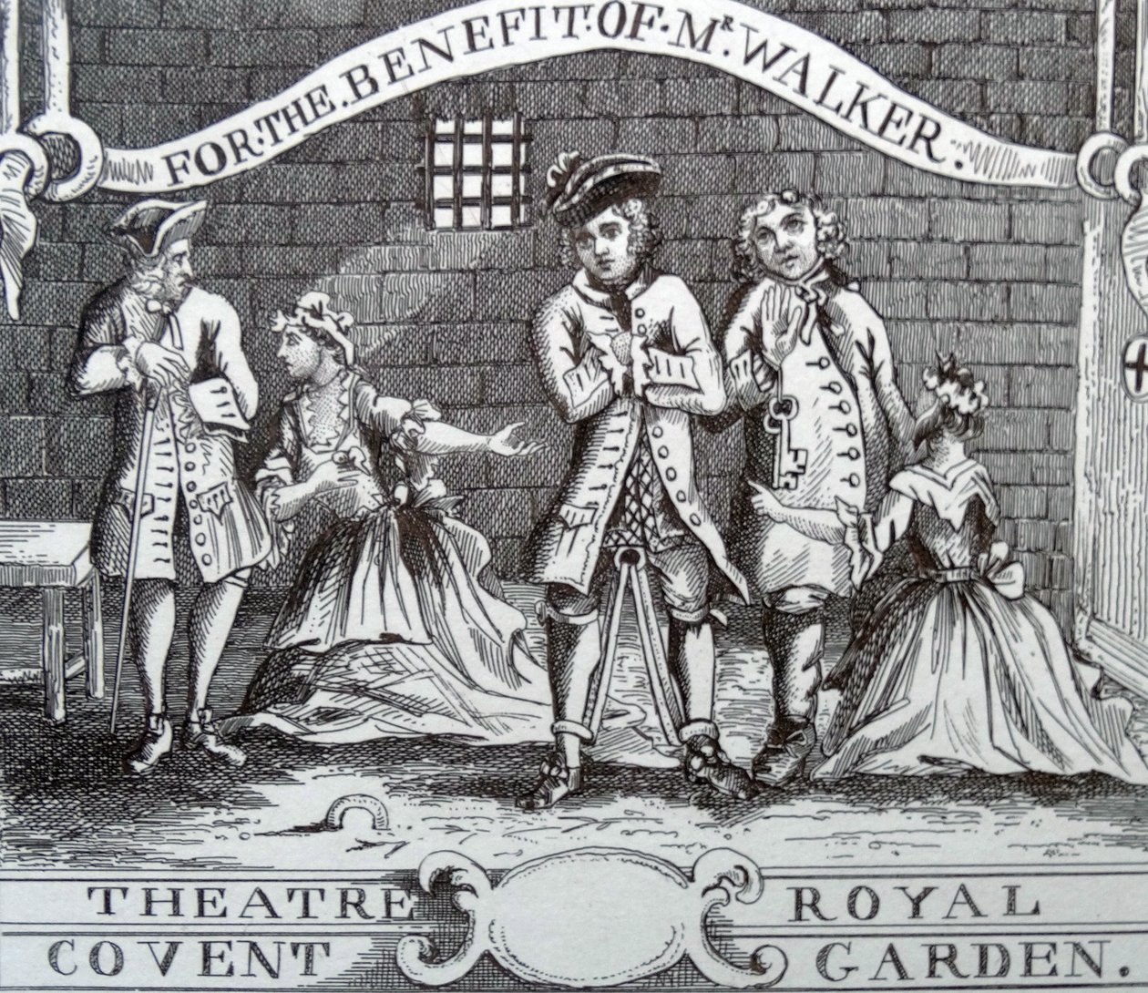 Lippu teatteriin tekijältä William Hogarth