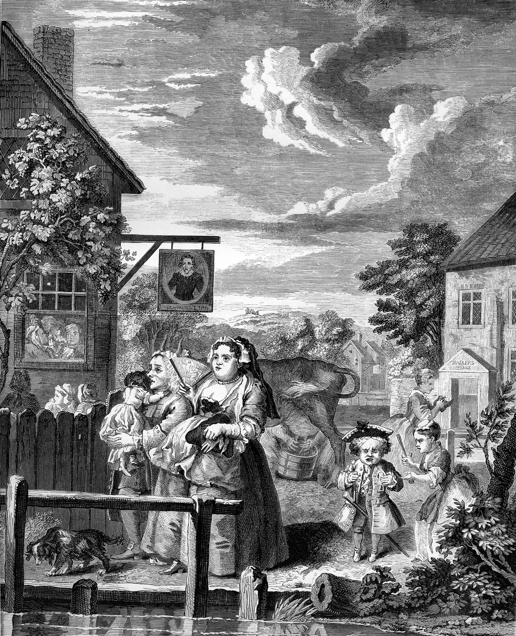 Päivän ajat - Ilta, William Hogarth tekijältä William Hogarth
