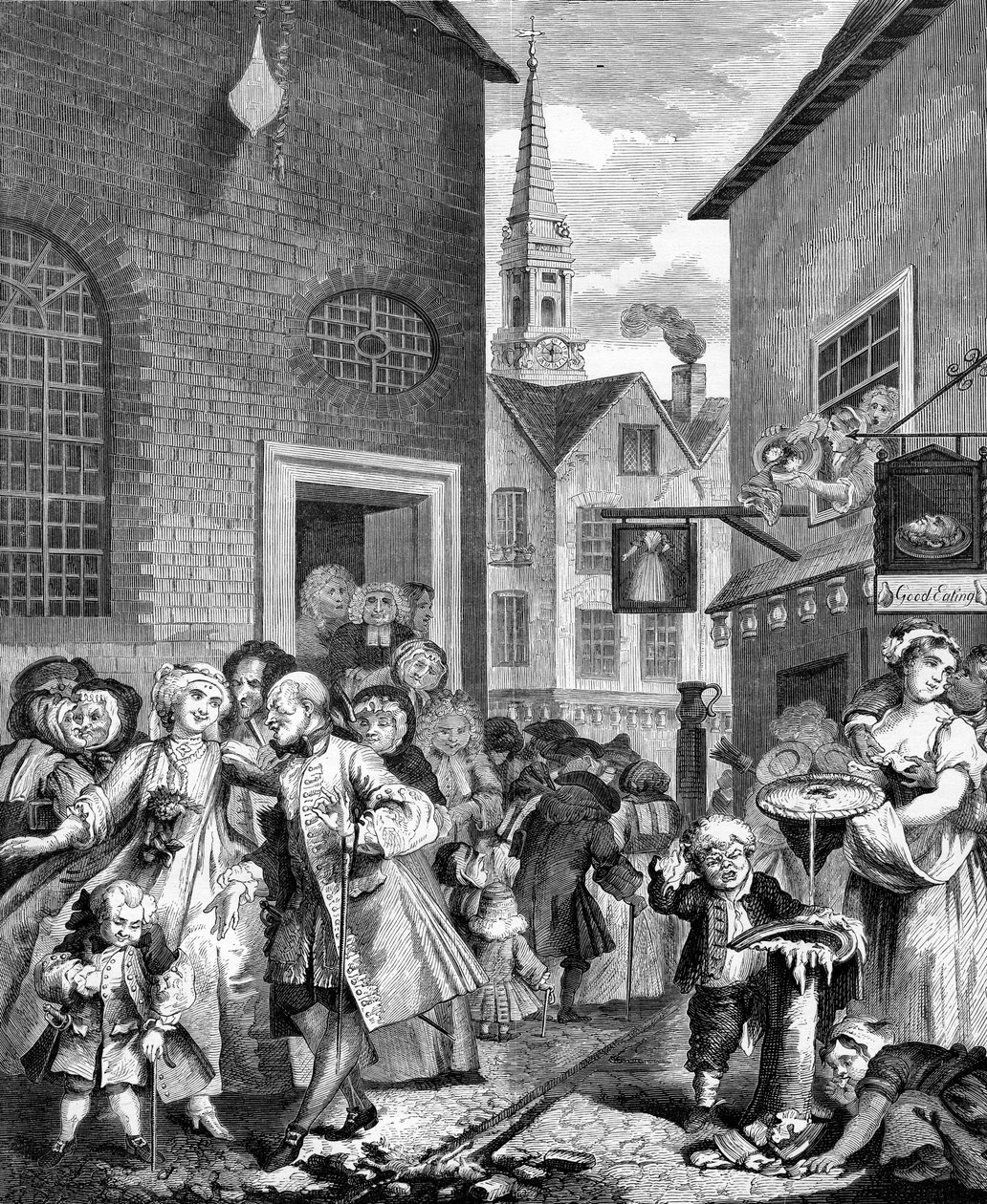 Times of the Day - Noon, kirjoittanut William Hogarth tekijältä William Hogarth