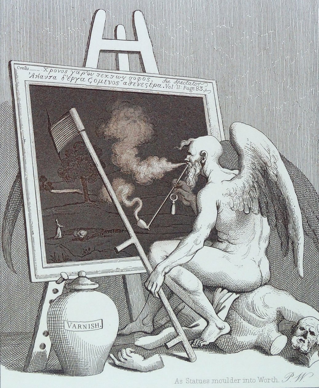 Luontoon ja itseesi vetoaminen tekijältä William Hogarth