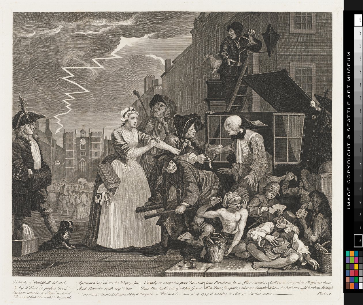 Turhamaisuus tekijältä William Hogarth