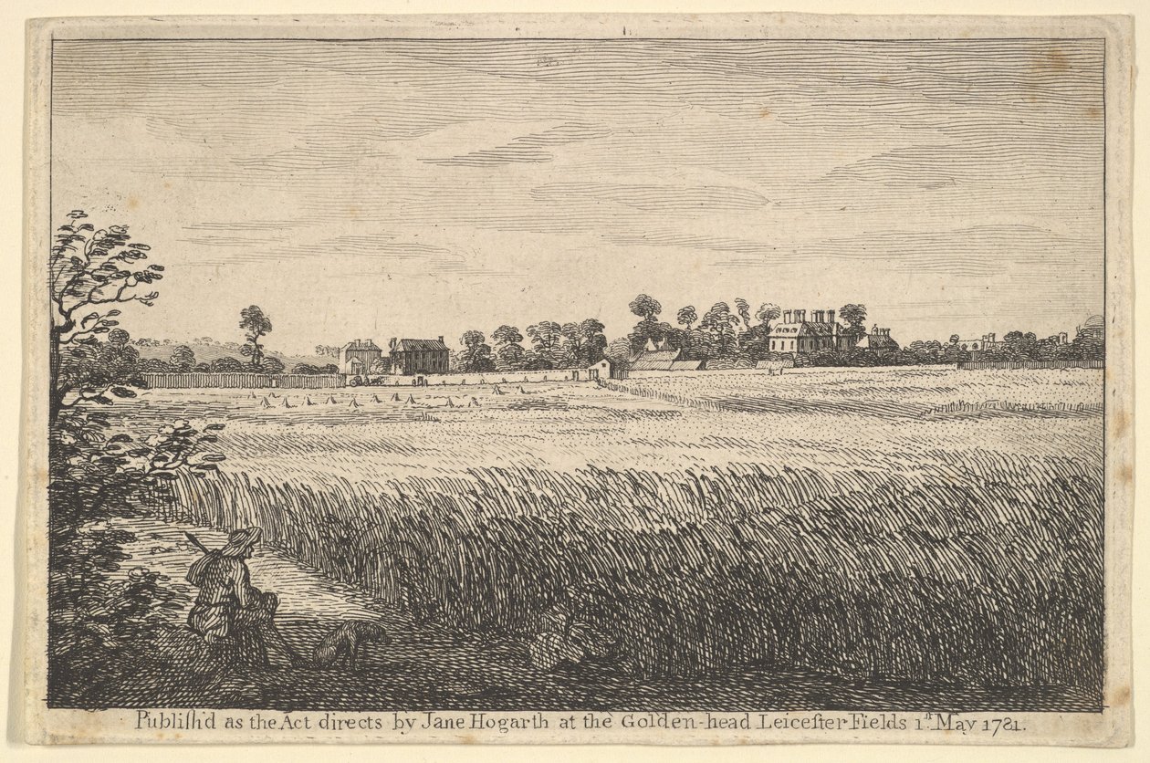 Näkymä Ranbys Housesta, 1. toukokuuta 1781. tekijältä William Hogarth
