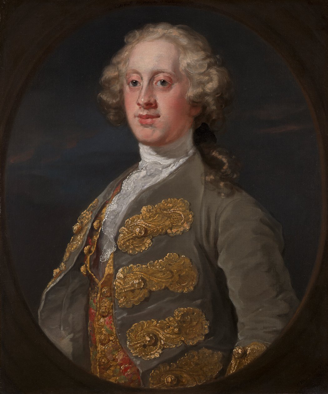 William Cavendish, Hartingtonin markiisi, myöhemmin neljäs Devonshiren herttua tekijältä William Hogarth