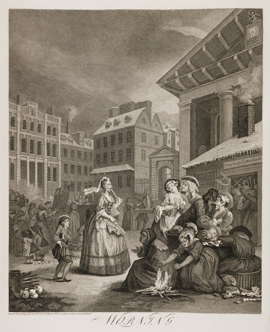 fi: Four Times of the Day: . tekijältä William Hogarth