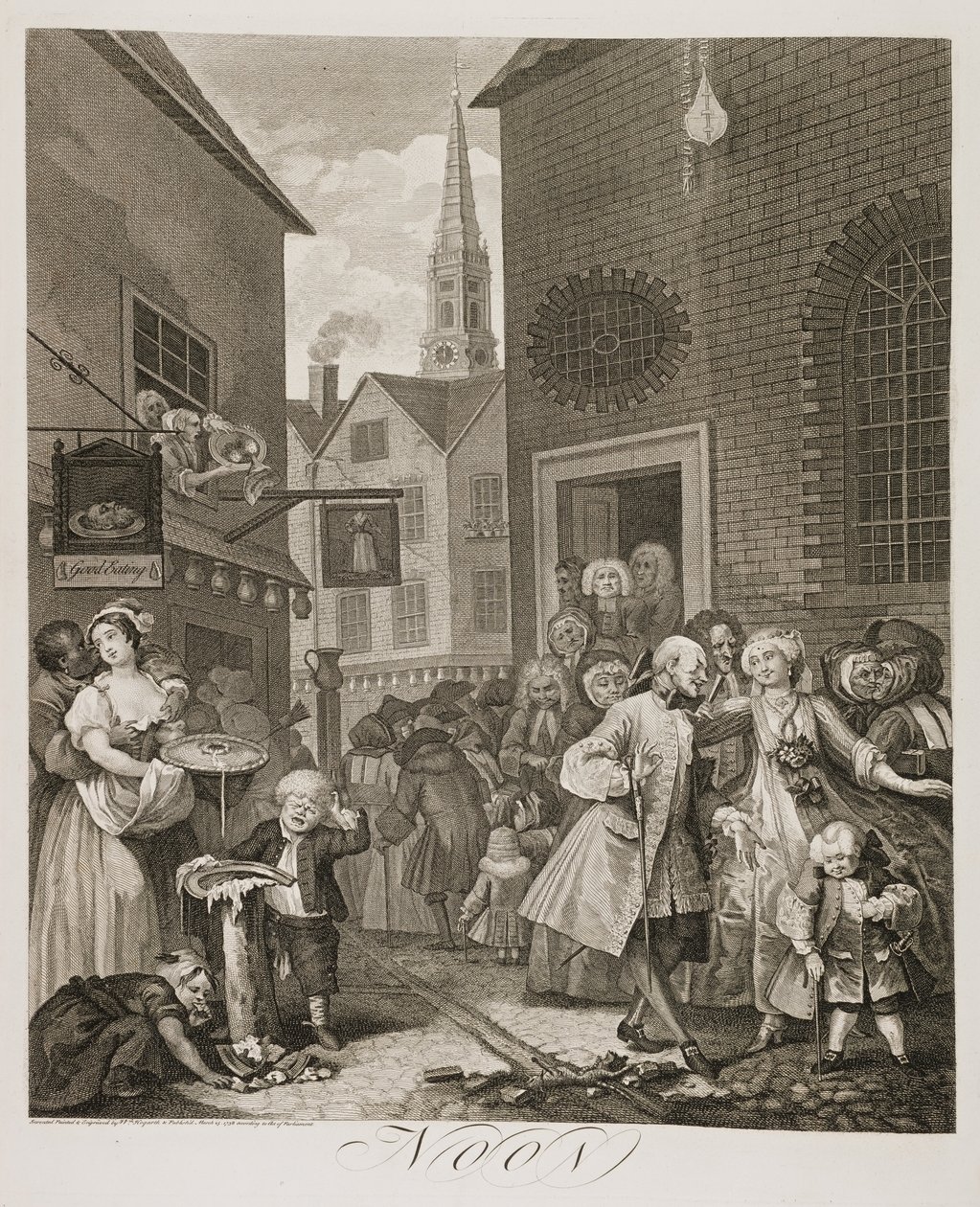 fi: Four Times of the Day: . tekijältä William Hogarth