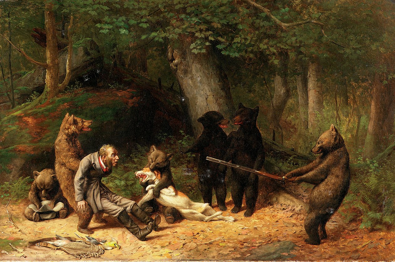 Metsästäjän pelin tekeminen, 1880 tekijältä William Holbrook Beard