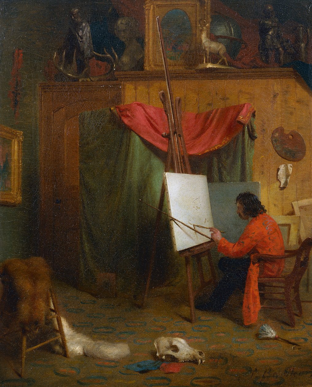 Omakuva studiossa tekijältä William Holbrook Beard