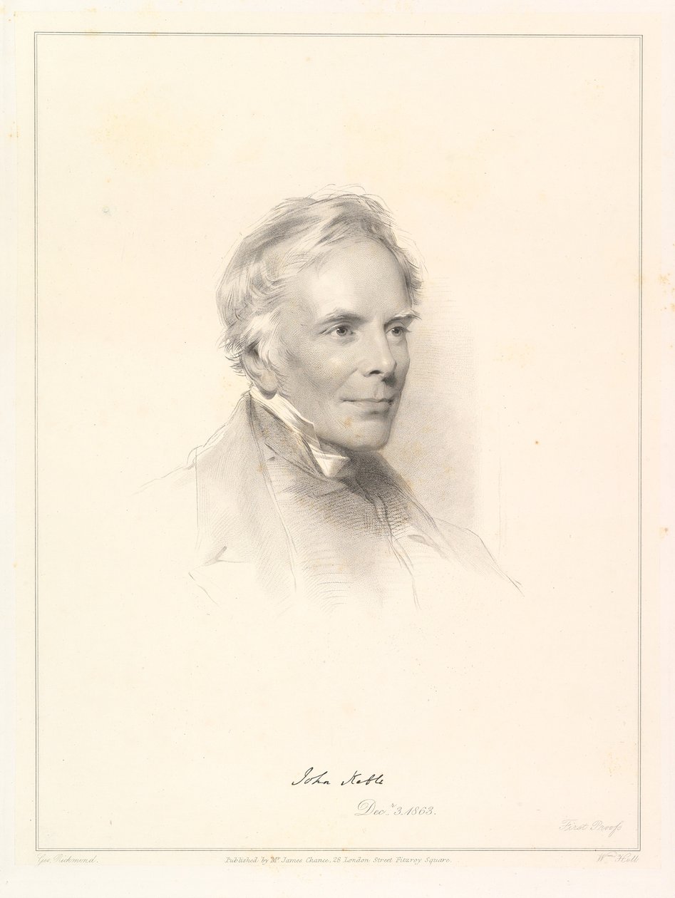 John Keblen muotokuva, 1863. tekijältä William Holl