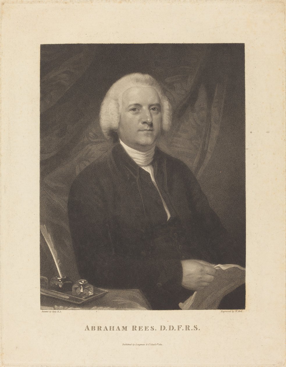 Abraham Rees tekijältä William Holl I after John Opie