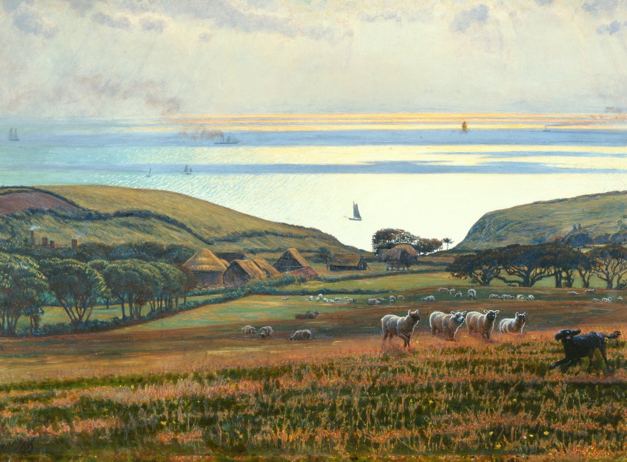 Fairlight Downs, Sunlight on the Sea tekijältä William Holman Hunt