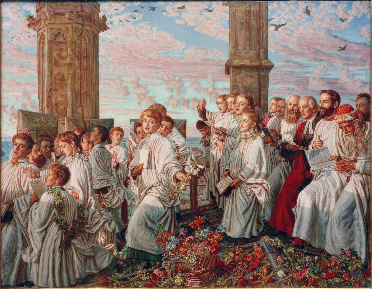 Vappupäivä Magdalenenturmilla tekijältä William Holman Hunt