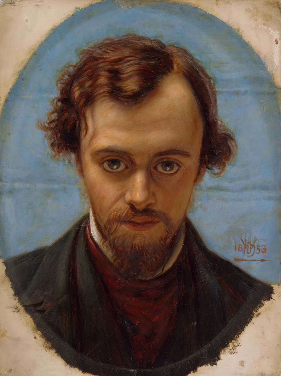 Muotokuva Dante Gabriel Rossetista 22-vuotiaana, 1883. tekijältä William Holman Hunt