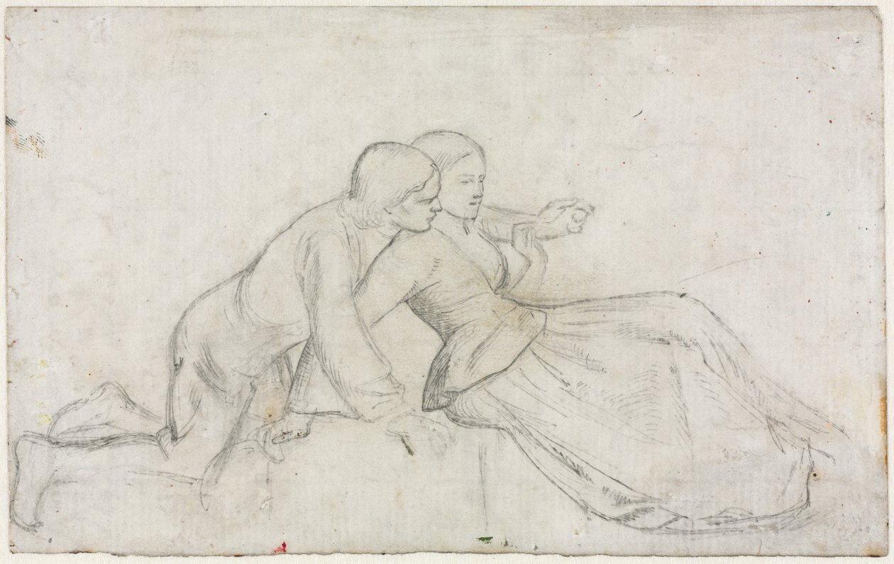 Study for The Hireling Shepherd, 1851. tekijältä William Holman Hunt
