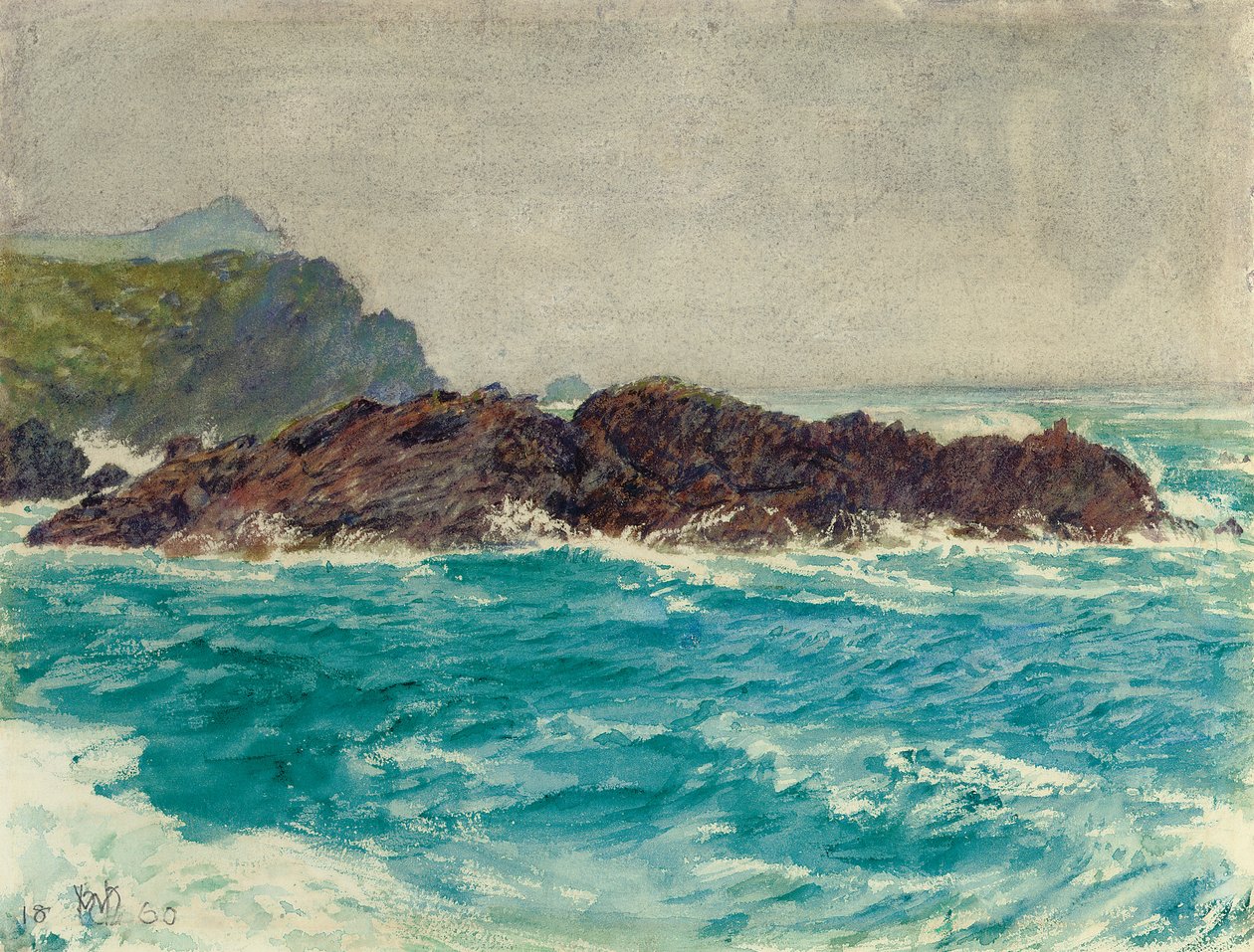 Cornish rannikko tekijältä William Holman Hunt