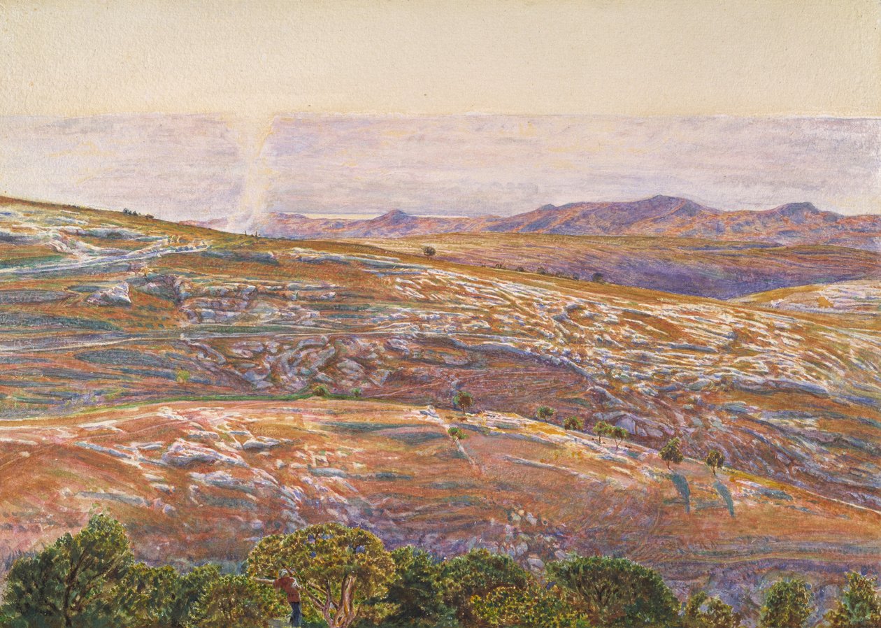Kuollut meri Siloamista, 1861 tekijältä William Holman Hunt