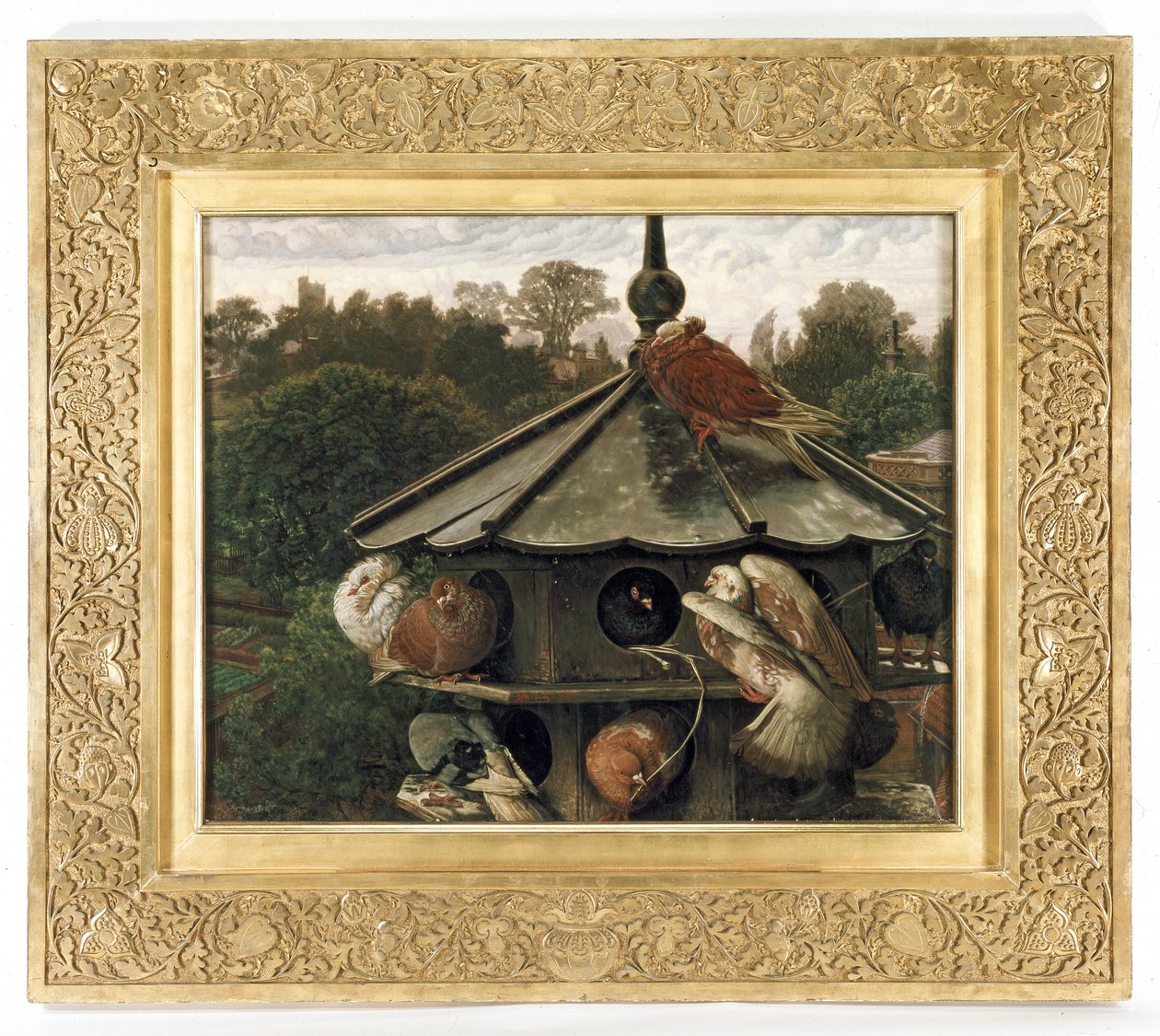 St. Swithinin festivaali eli Kyyhkynen, 1866-75 tekijältä William Holman Hunt