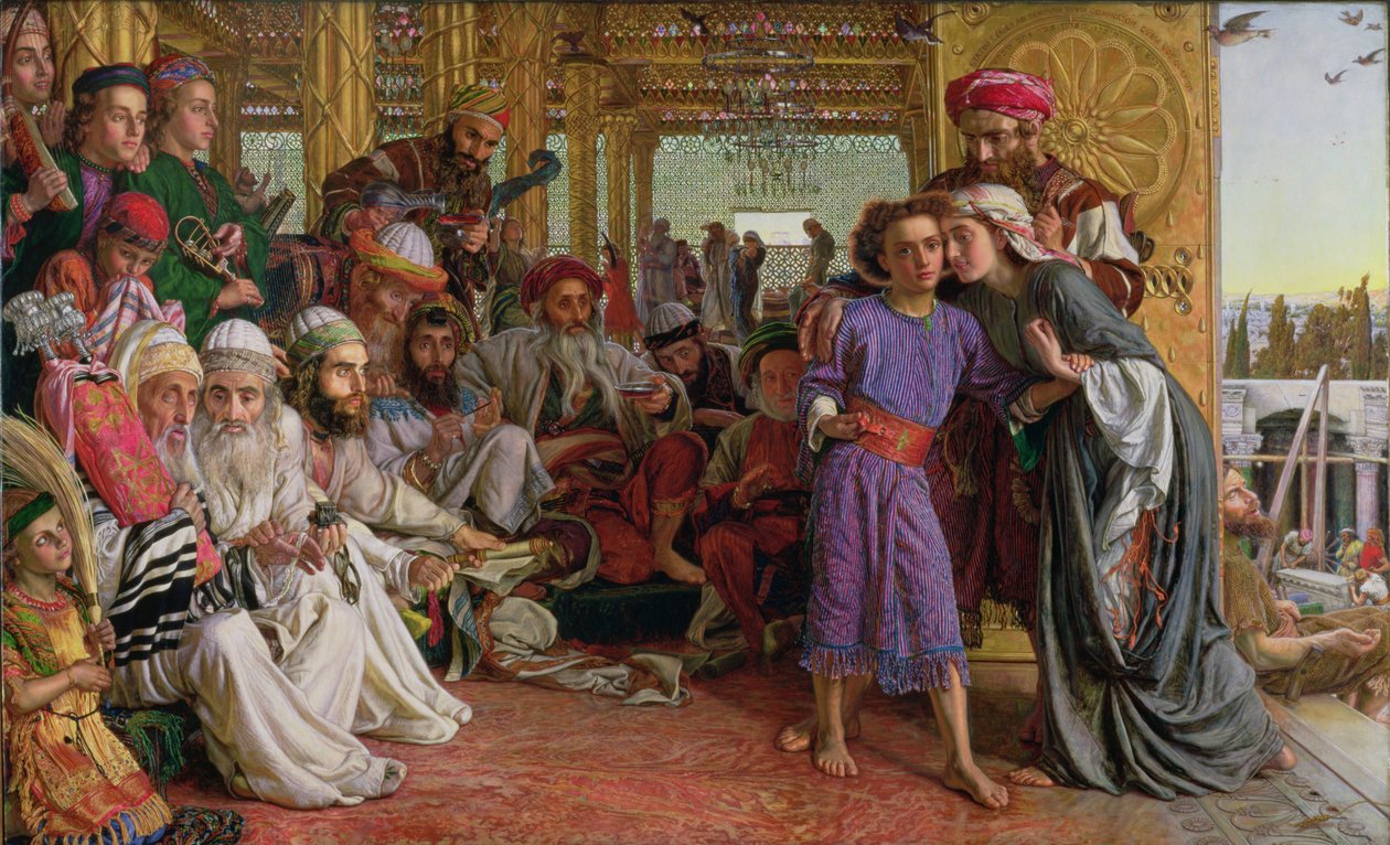 Vapahtajan löytö temppelistä tekijältä William Holman Hunt