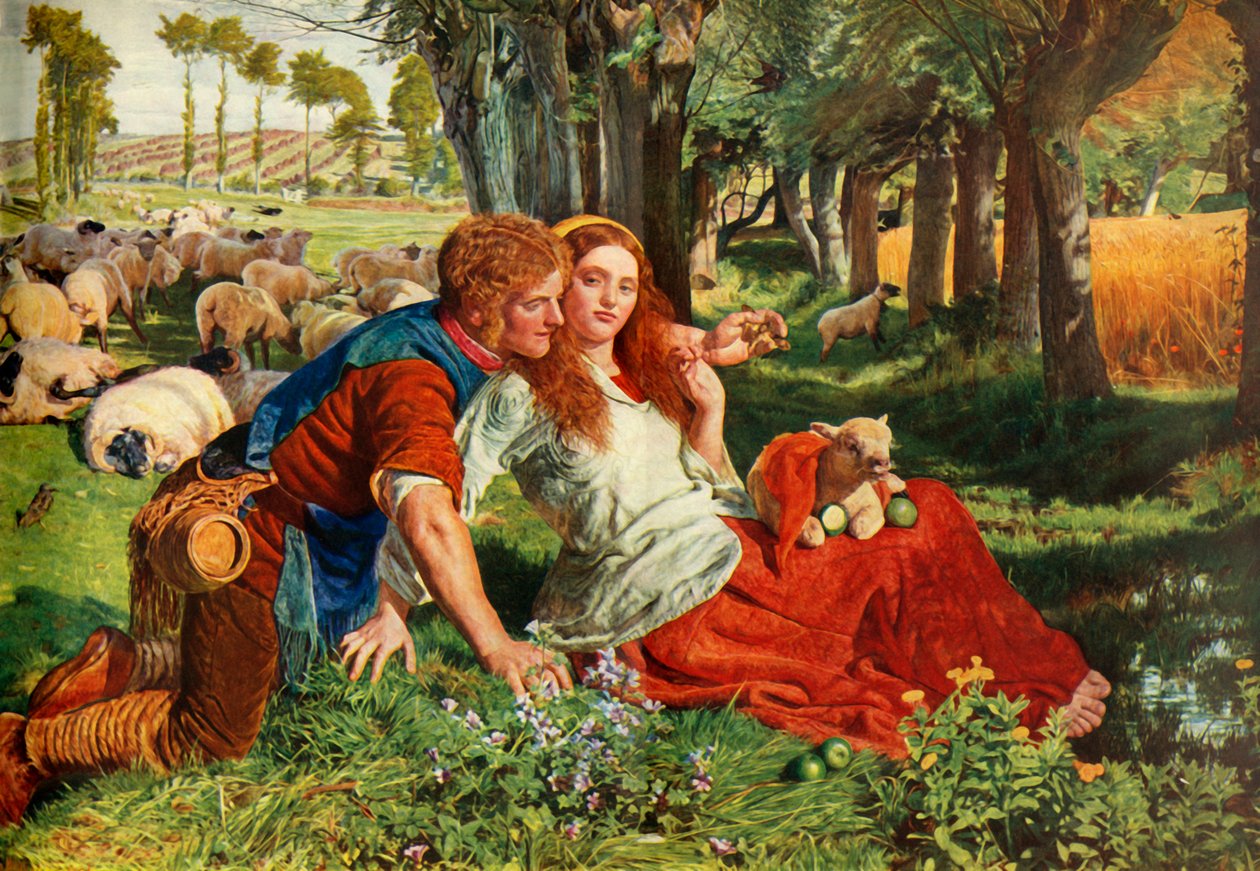 Palkkapaimen, 1851, 1948. tekijältä William Holman Hunt