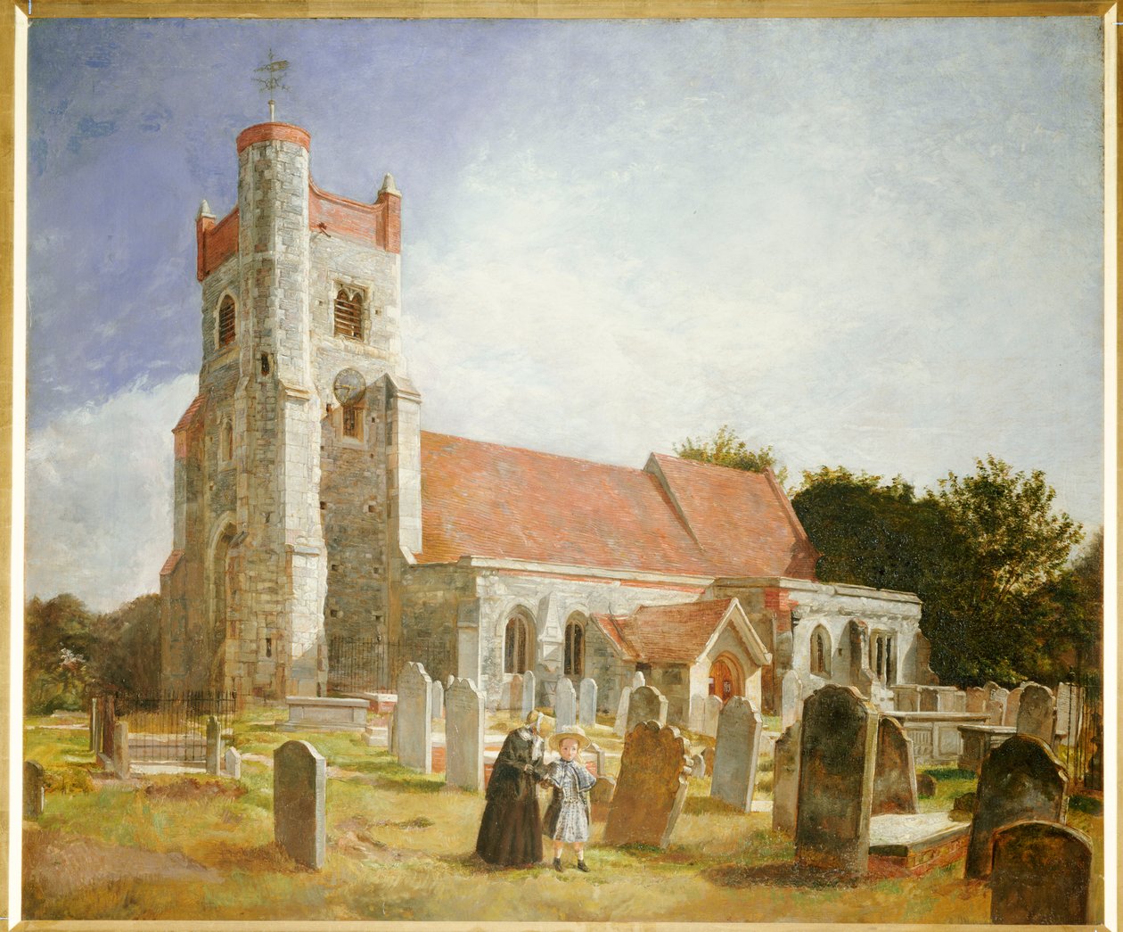 Vanha kirkko, Ewell, 1847 tekijältä William Holman Hunt