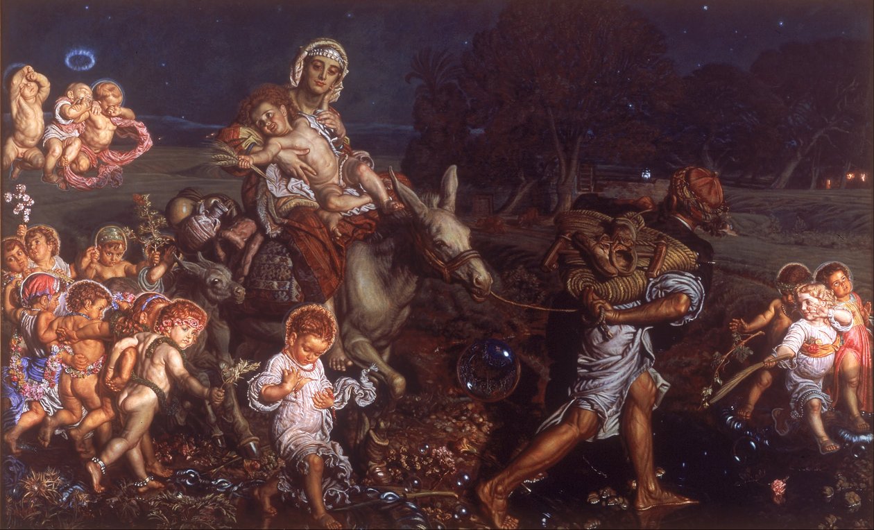 Viattomien riemuvoitto tekijältä William Holman Hunt