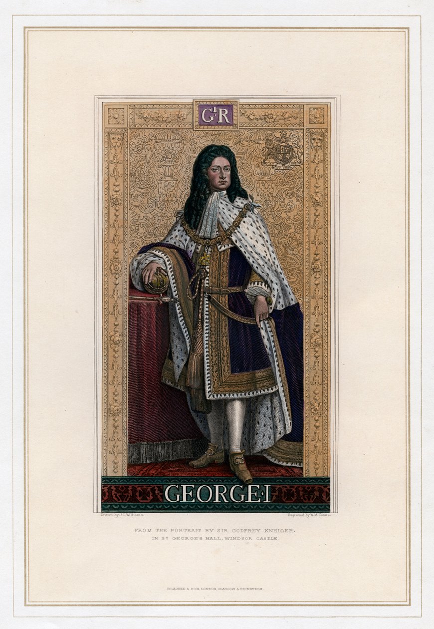 George I, Ison-Britannian kuningas tekijältä William Home Lizars