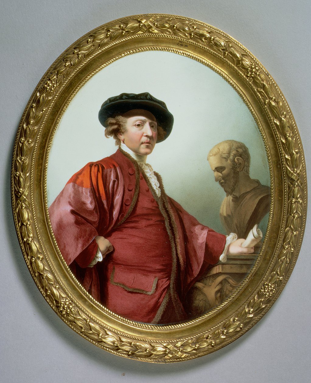 Joshua Reynoldsin (1723-92) muotokuva 1786 (emali kuparilla) tekijältä William Hopkins Craft
