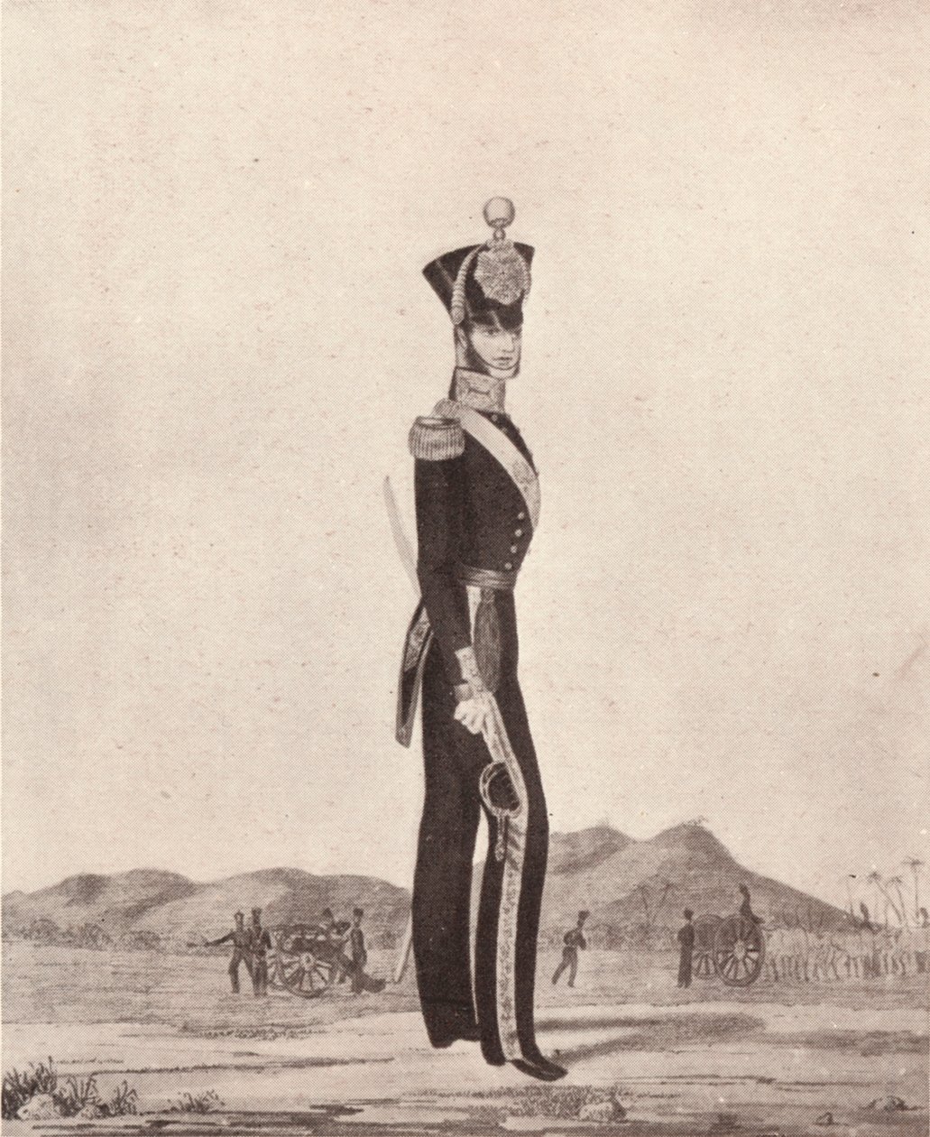 Madrasin armeijan jalkatykistöjen upseerit, 1841 1909 tekijältä William Hunsley