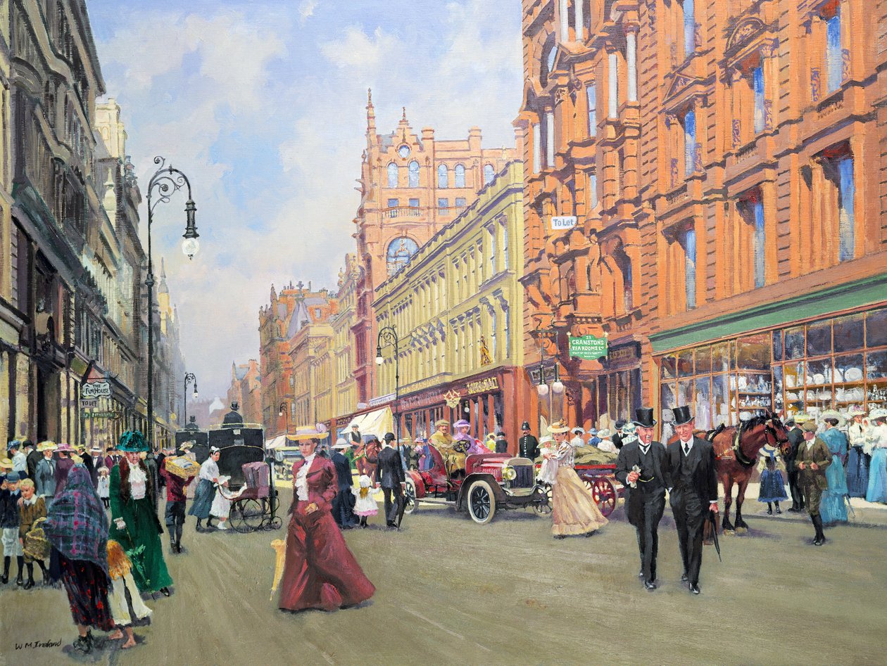 "Buchanan Street vuonna 1910" tekijältä William Ireland