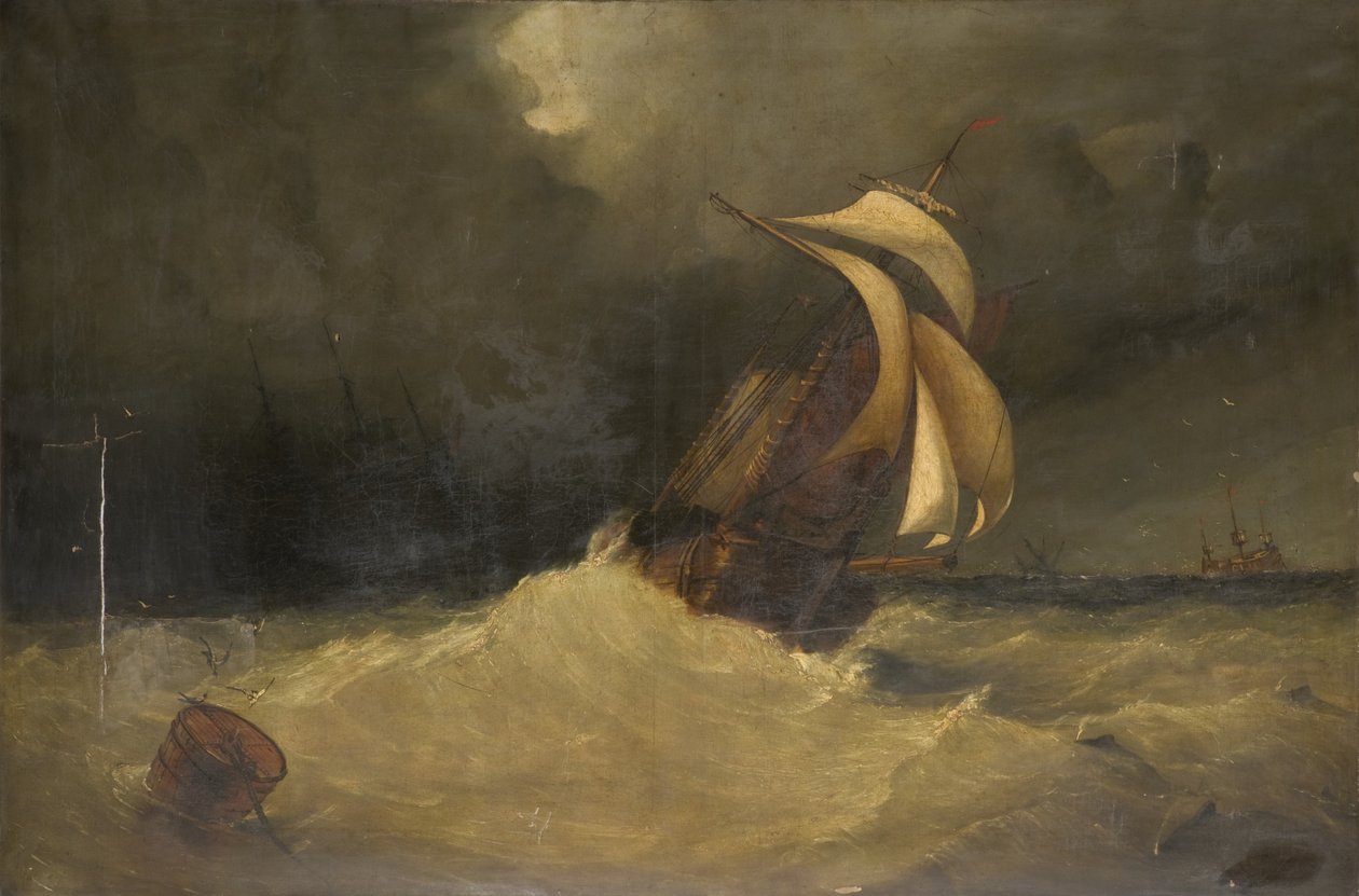 Merikappale (öljy kankaalle) tekijältä William J. Leatham