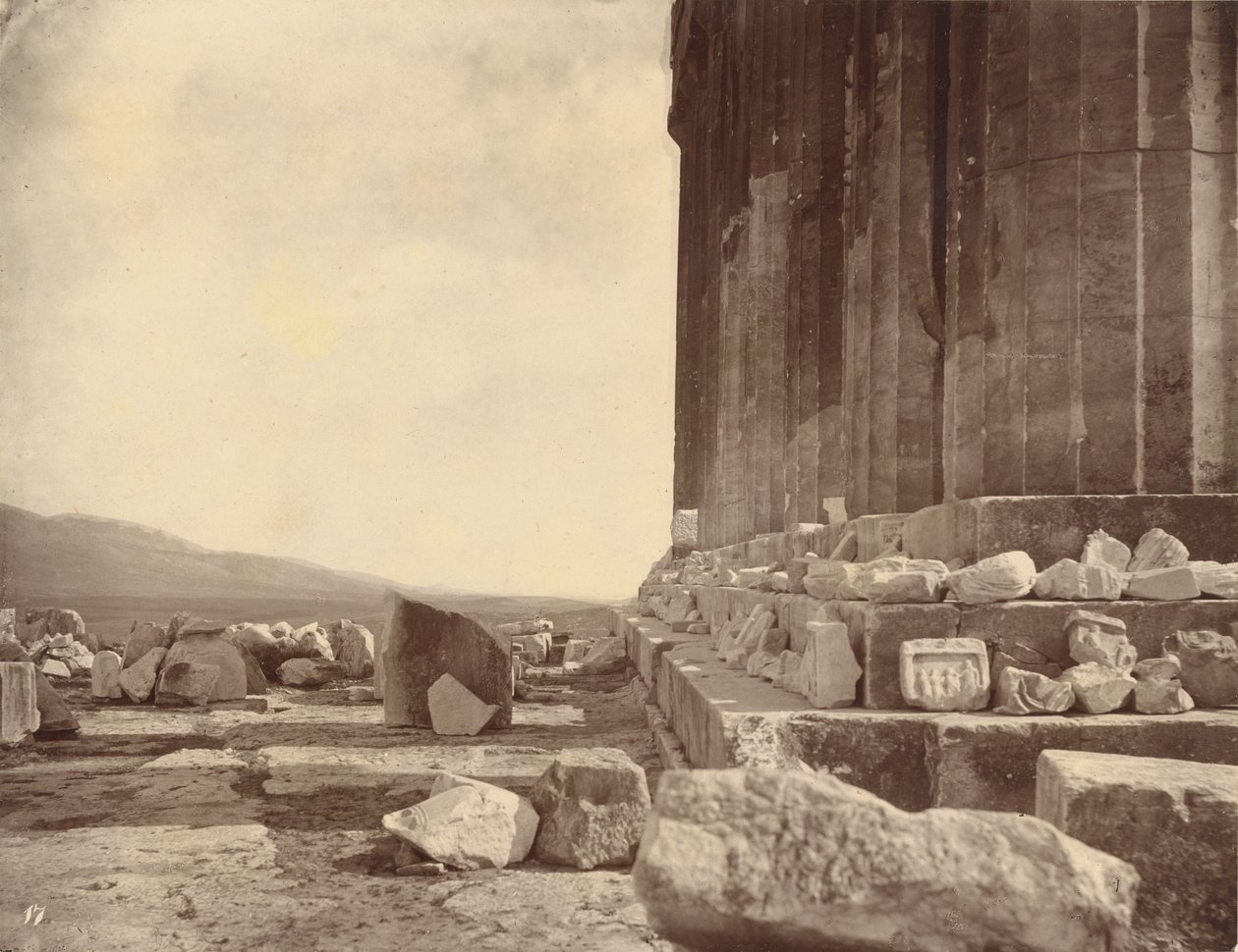Parthenonin itäinen julkisivu tekijältä William J. Stillman