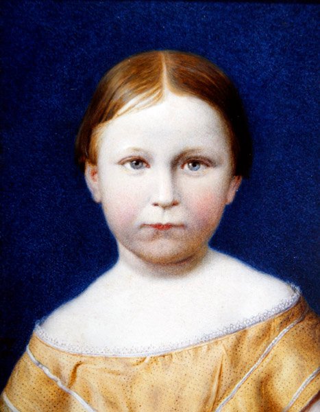 Taiteilijan tyttären muotokuva tekijältä William J. Webbe or Webb