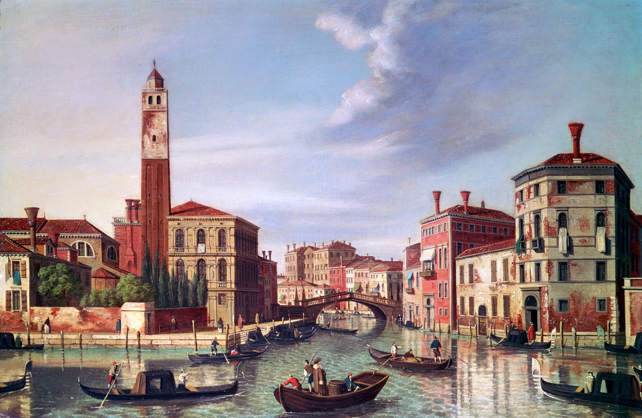 Palazzo Labia, Cannaregion kanava, c1750-1771 tekijältä William James