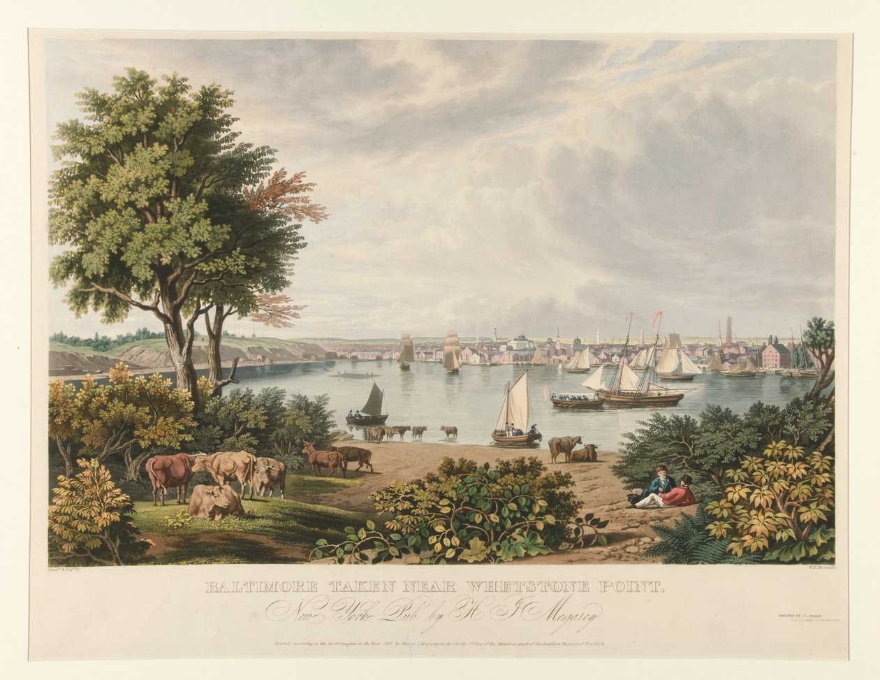 Baltimore, kuvattu Whetstone Pointin läheisyydessä tekijältä William James Bennett