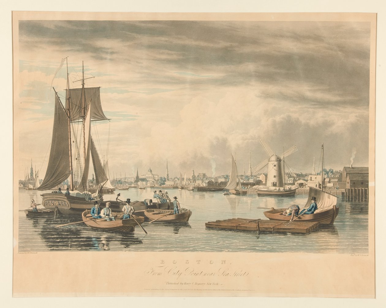 Boston / City Pointista lähellä Sea Streetiä tekijältä William James Bennett