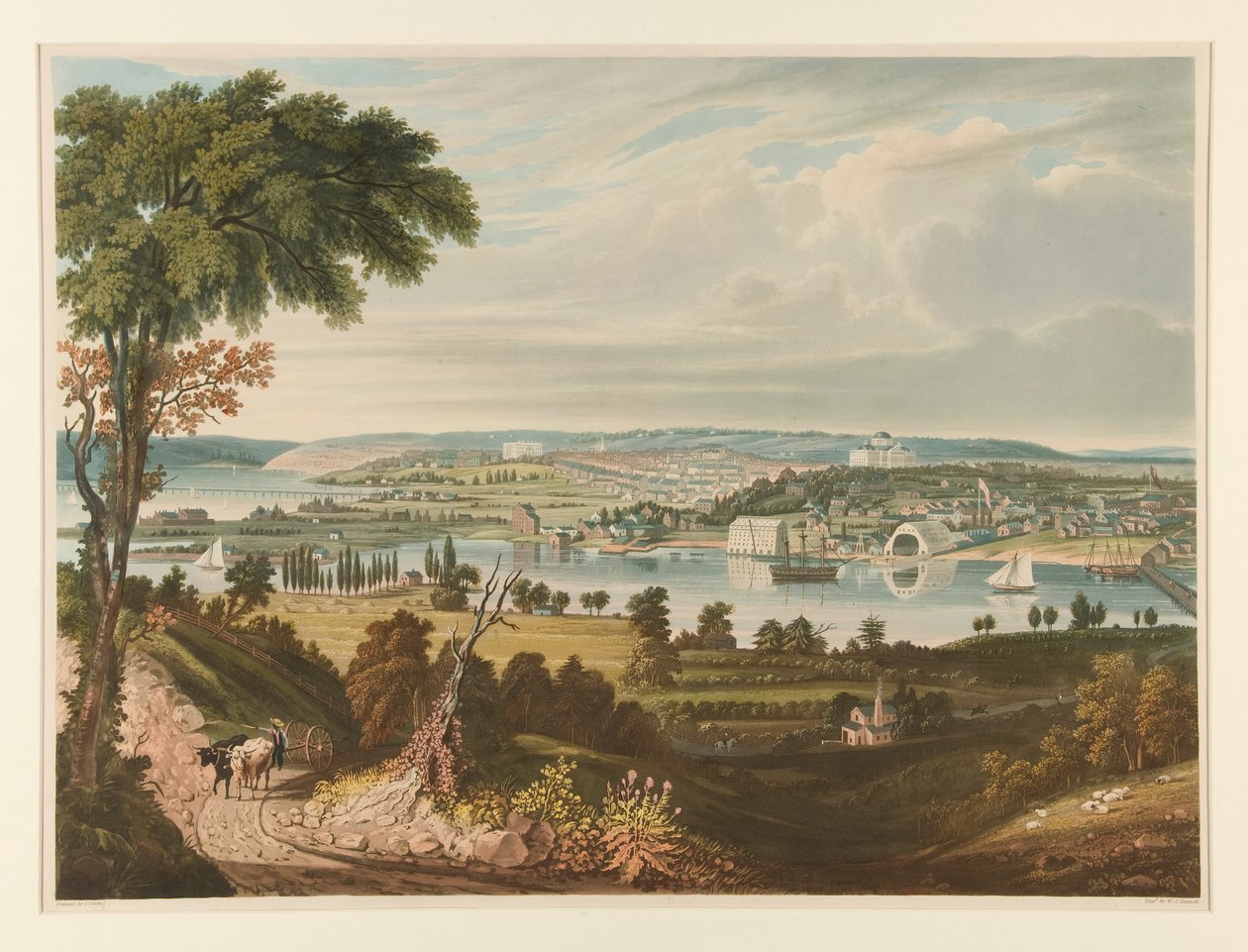 Washingtonin kaupunki Navy Yardin takaa tekijältä William James Bennett