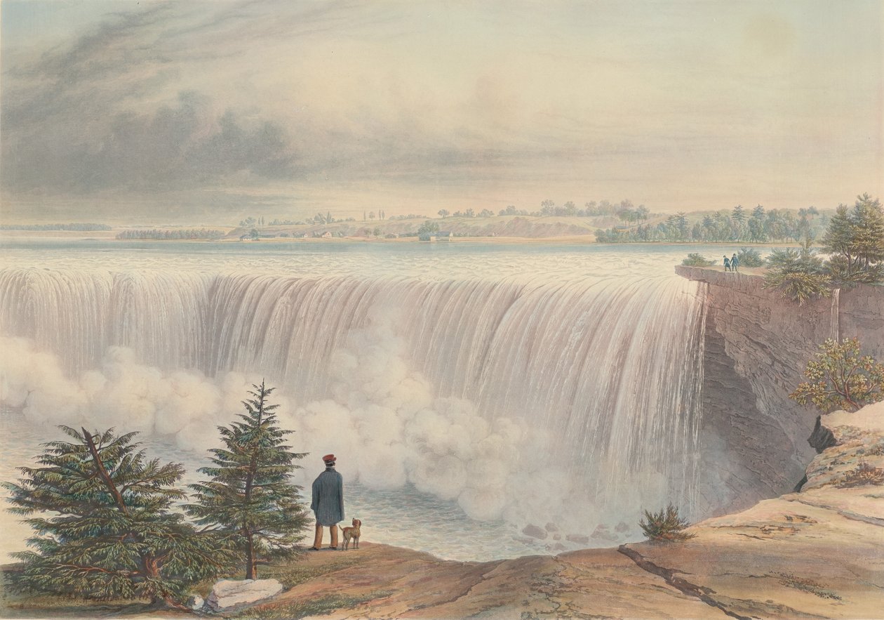 Niagara Falls from the Table Rock, julkaistu 1840. tekijältä William James Bennett