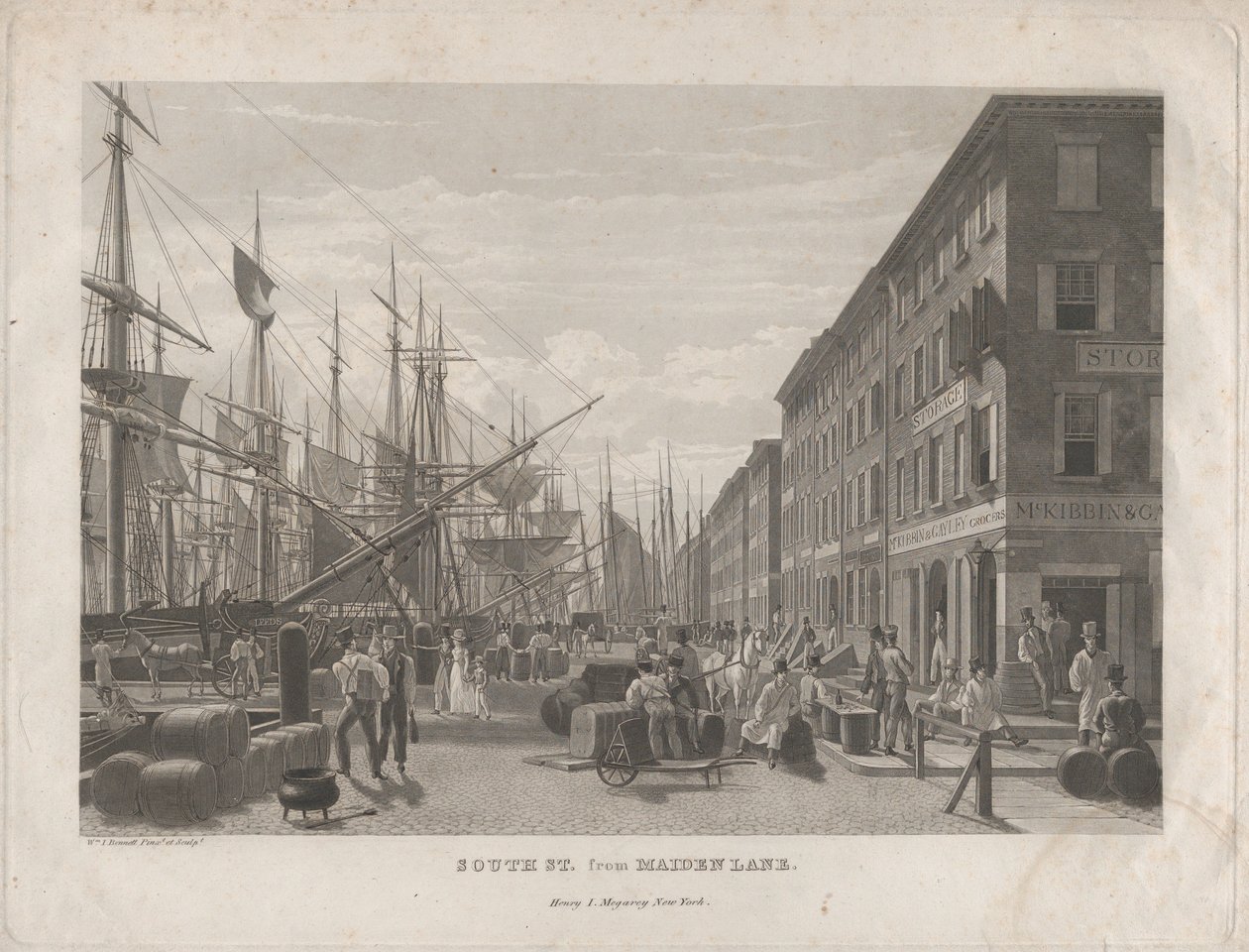 South St. Maiden Lanelta, 1834. tekijältä William James Bennett