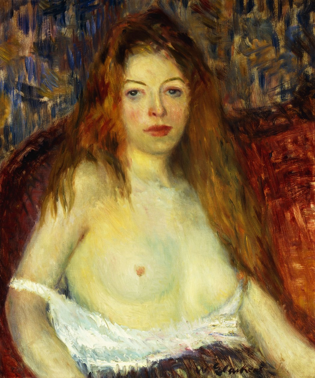 Punatukkainen malli tekijältä William James Glackens