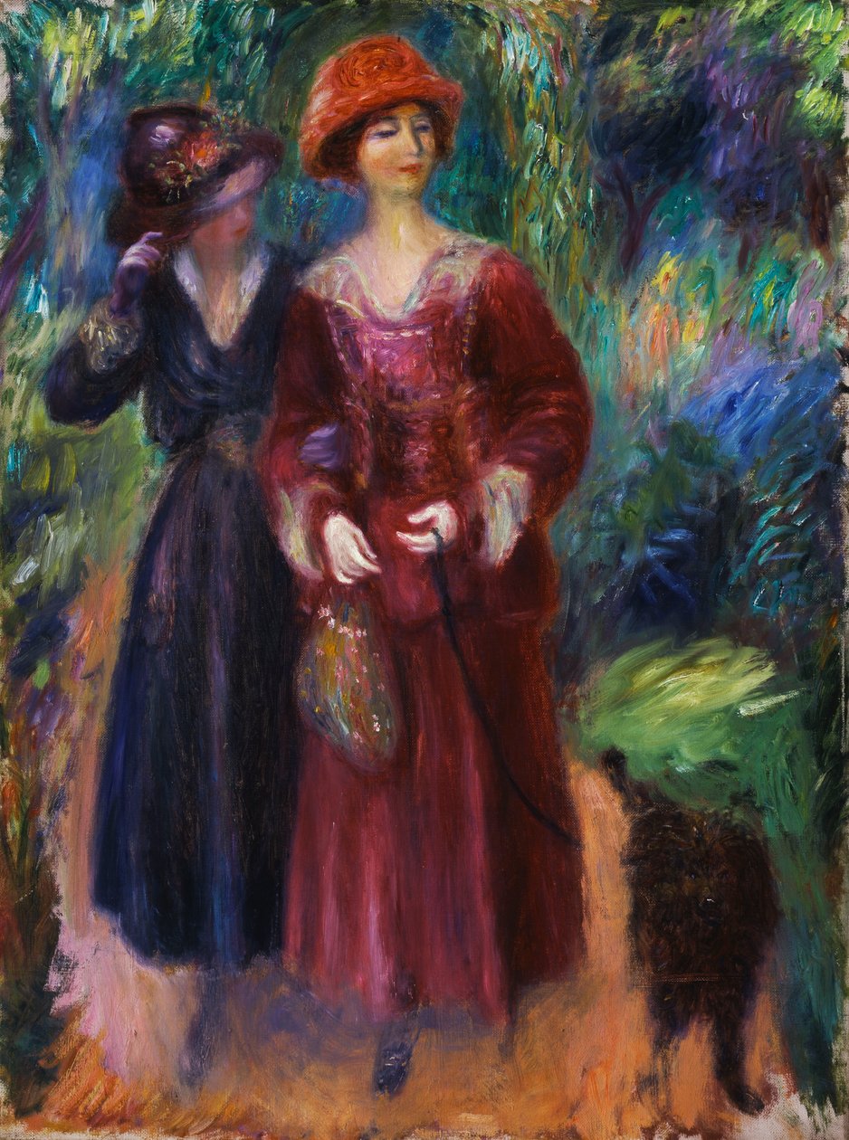 Kävely puistossa tekijältä William James Glackens