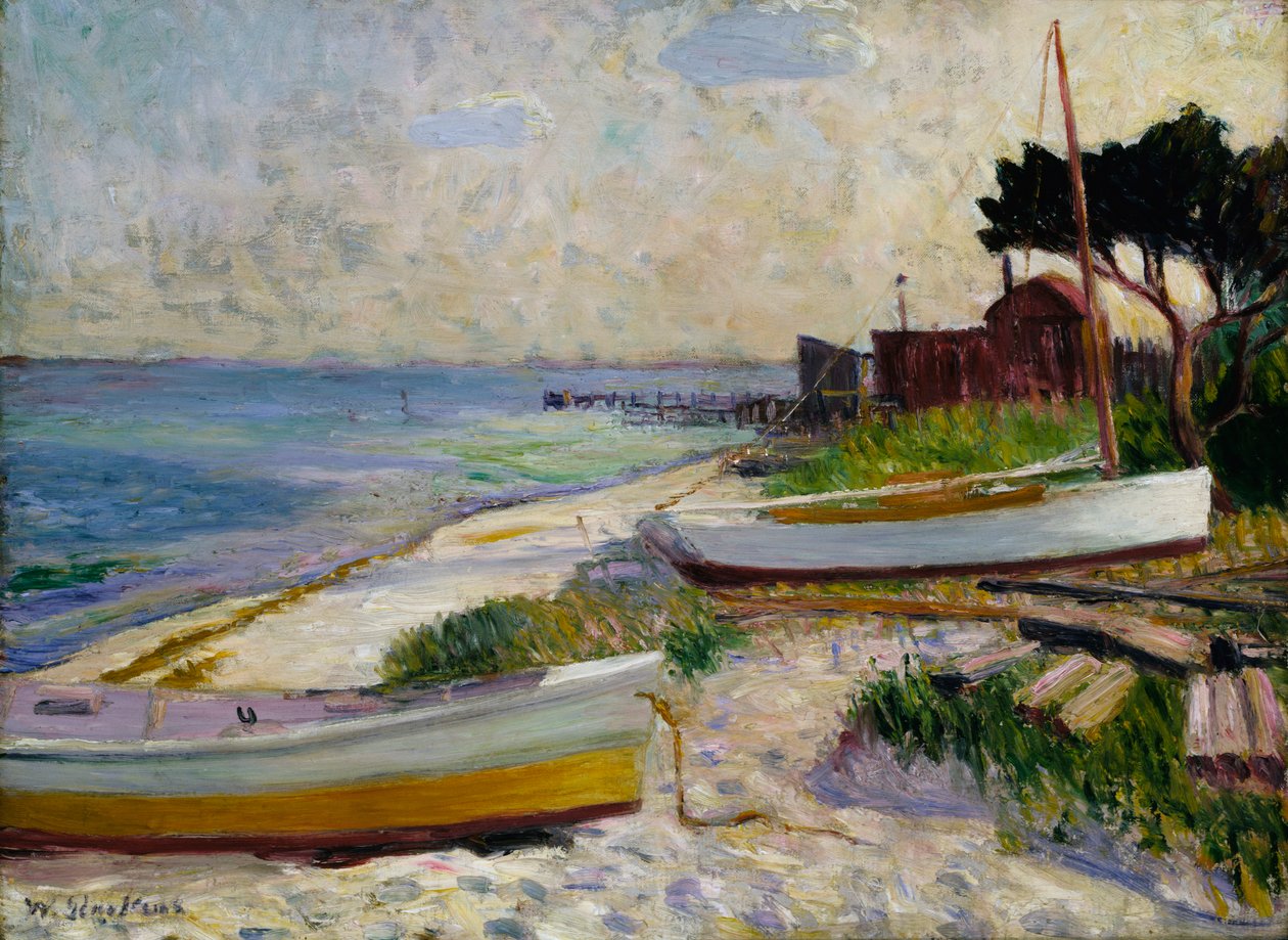 Rantakuvaus ennen vuotta 1930. tekijältä William James Glackens