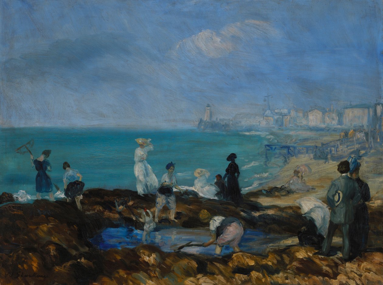 Ranta Dieppessä tekijältä William James Glackens