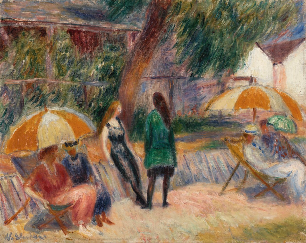 Ranta hahmoilla, Bellport tekijältä William James Glackens