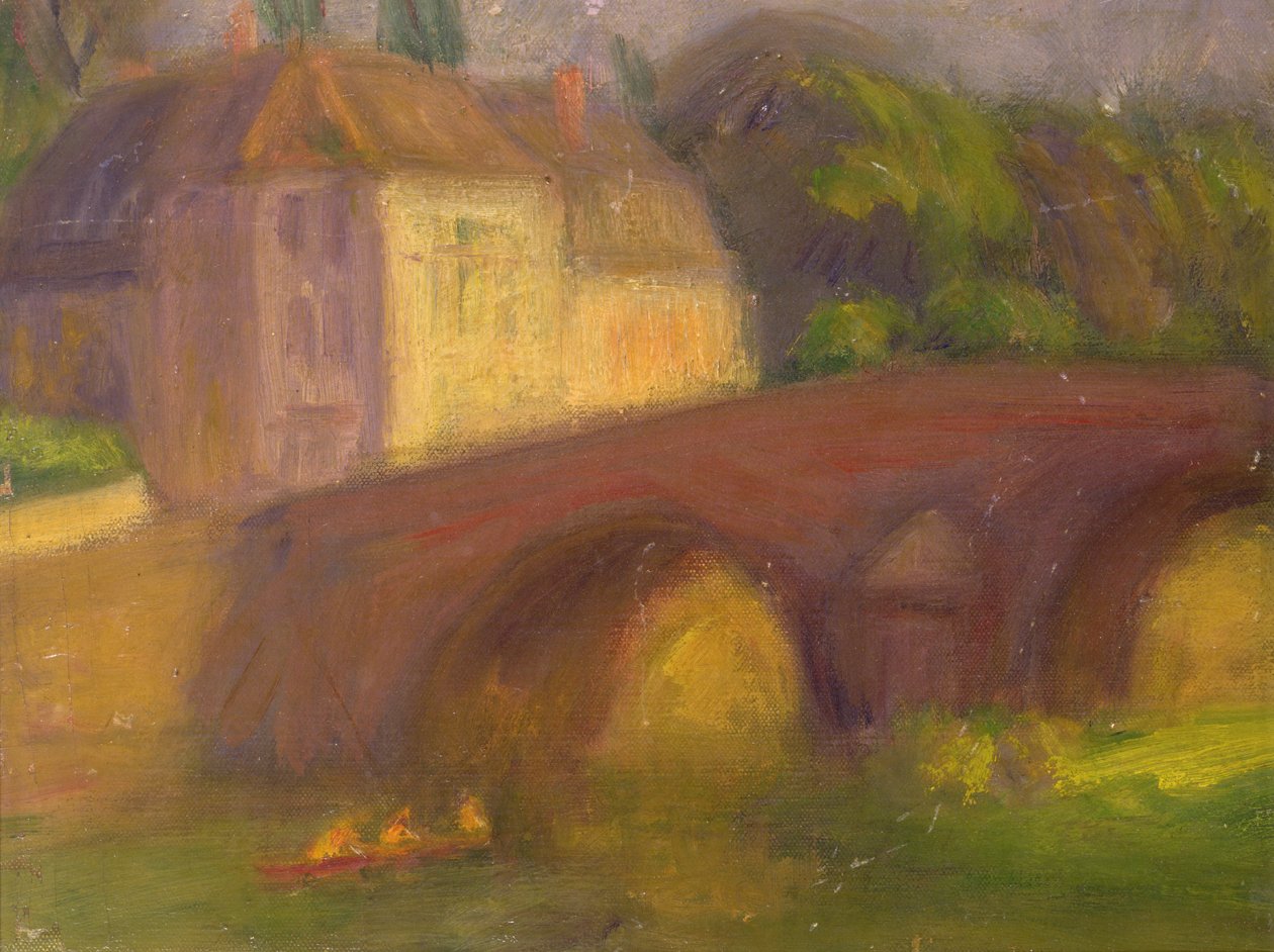 Silta (öljy kankaalle) tekijältä William James Glackens
