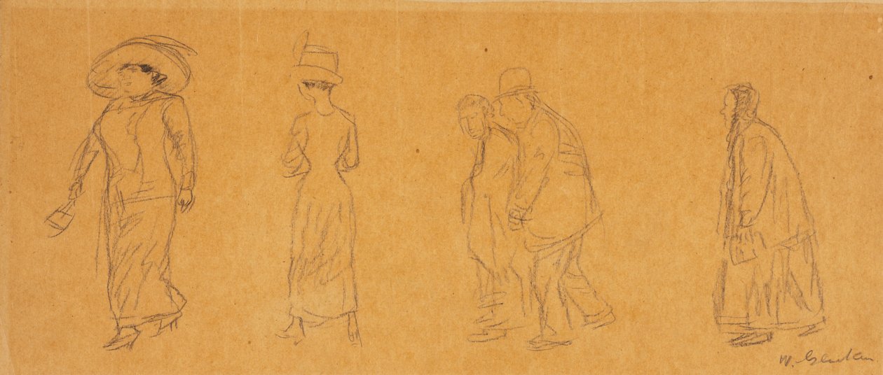 Viisi figuuria tekijältä William James Glackens