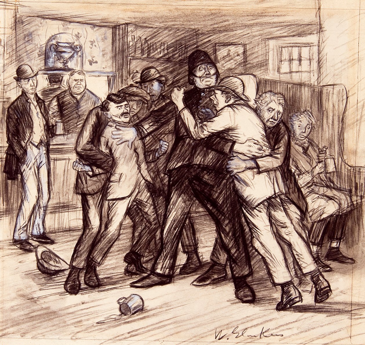 Tarvittiin neljä meistä pitääksemme ne erillään tekijältä William James Glackens