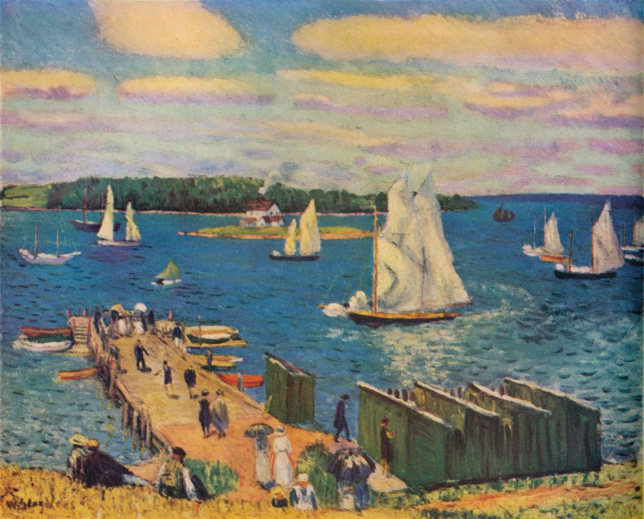 Mahone Bay, 1911 tekijältä William James Glackens