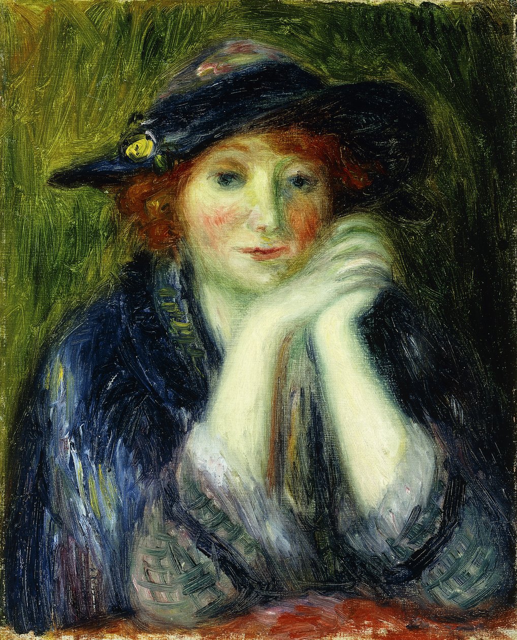 Muotokuvatutkimus taiteilijan mallista tekijältä William James Glackens