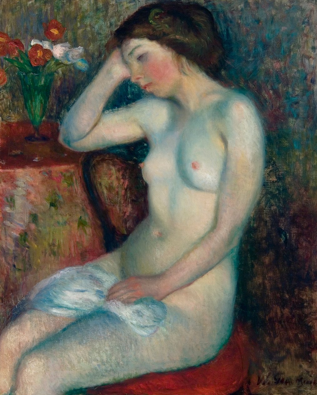 Nukkuva Tyttö tekijältä William James Glackens