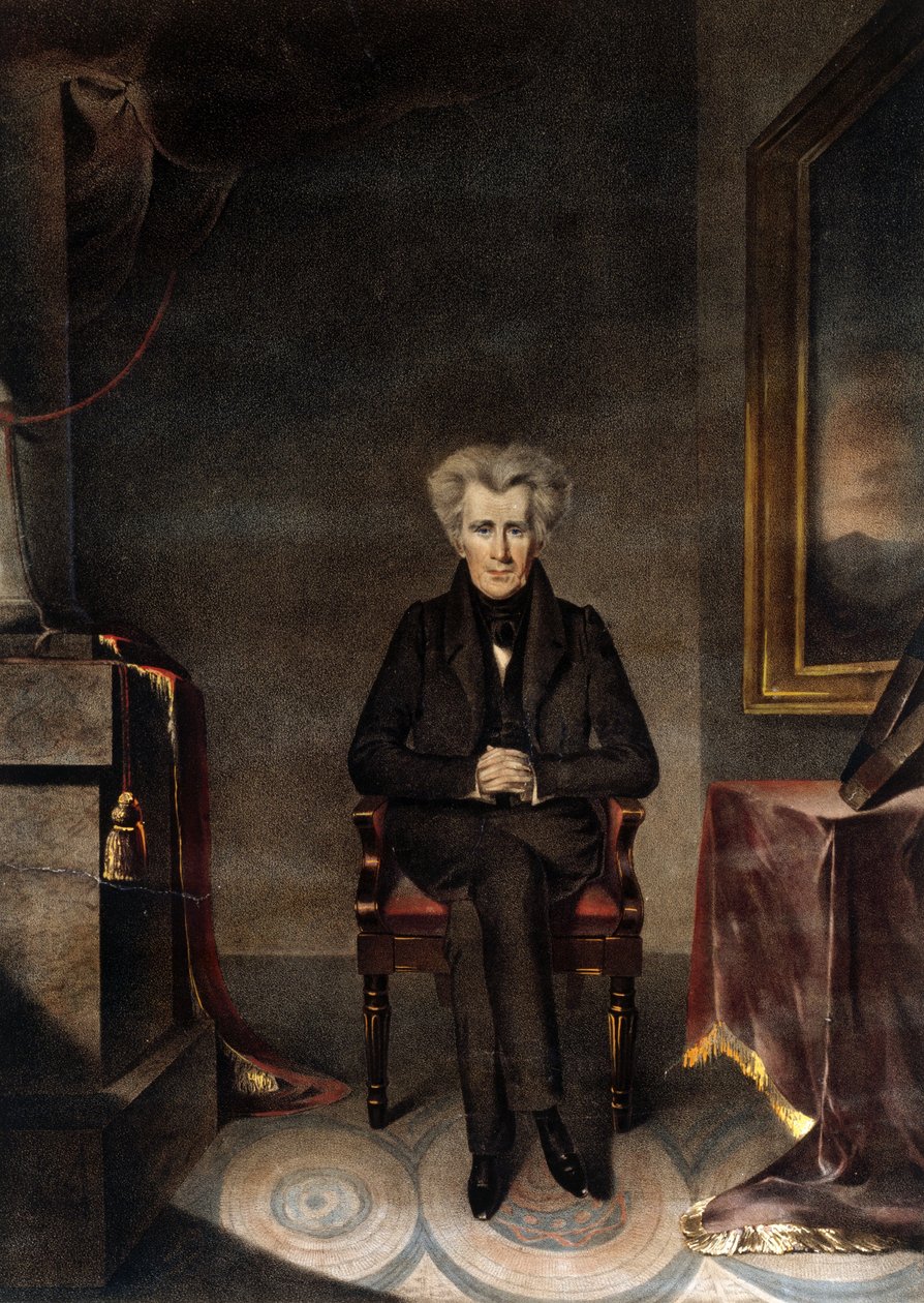 Andrew Jackson, pubi. noin 1835 tekijältä William James Hubard