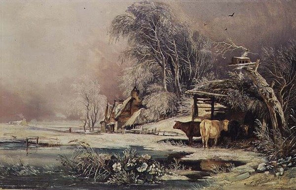 Alentava päivä talvella tekijältä William James Muller